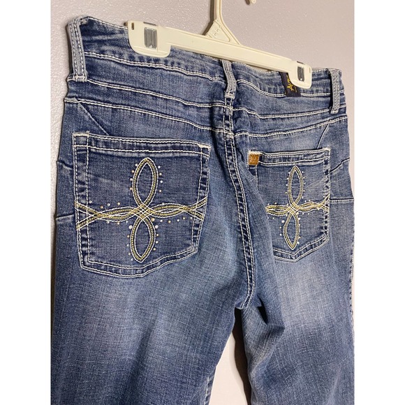 Aura Wrangler Denim Jeans Straight 4 - Picture 3 of 6
